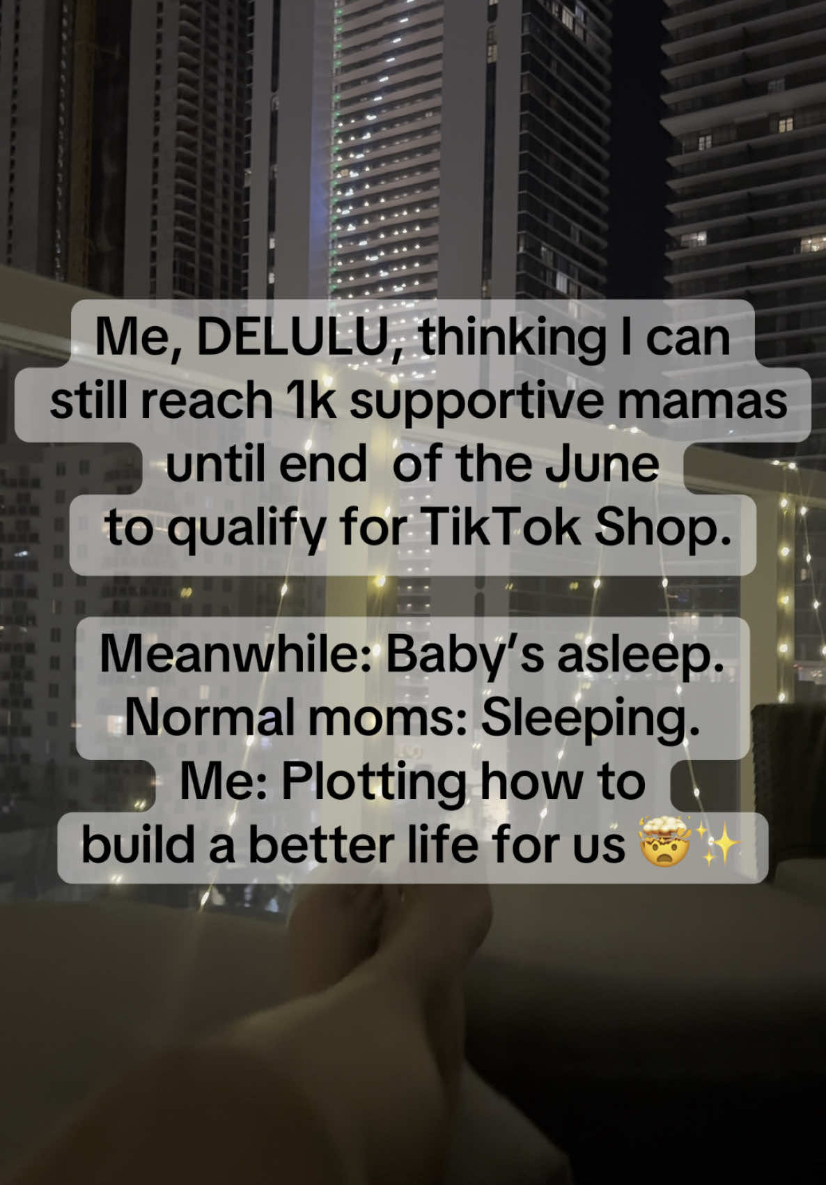 No plan, no strategy… just vibes and hope 😅✨ Let’s gather mamas and support each other ❤️ #MomsofTikTok #relatablemom  #buildingadream #mom #sahm #foryoupage #fyp #tiktokshop #tiktokshopaffiliate #creatorsearchinsights 
