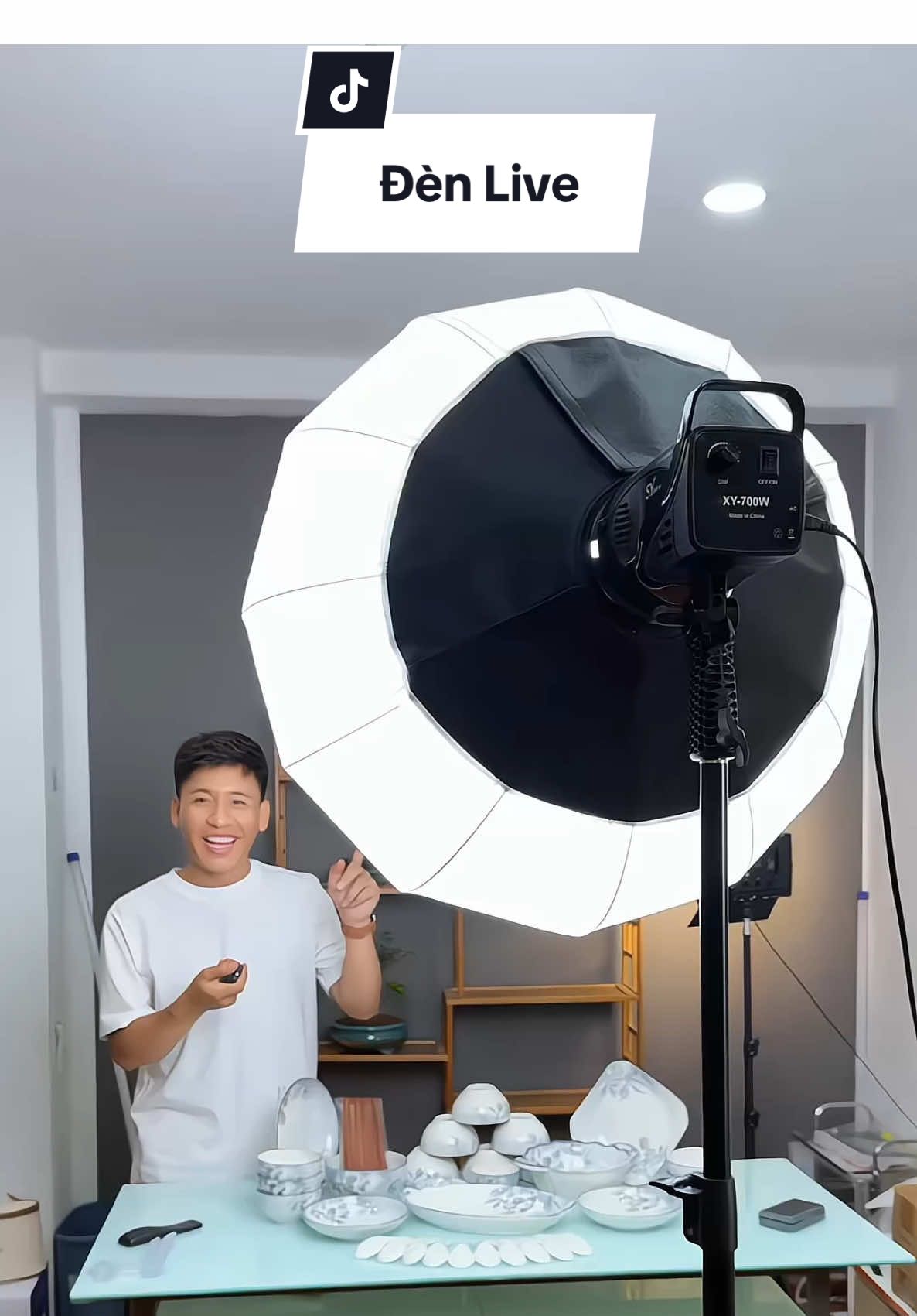 Mẫu đèn mà em đang sử dụng #haohomhinh #denlivestream 