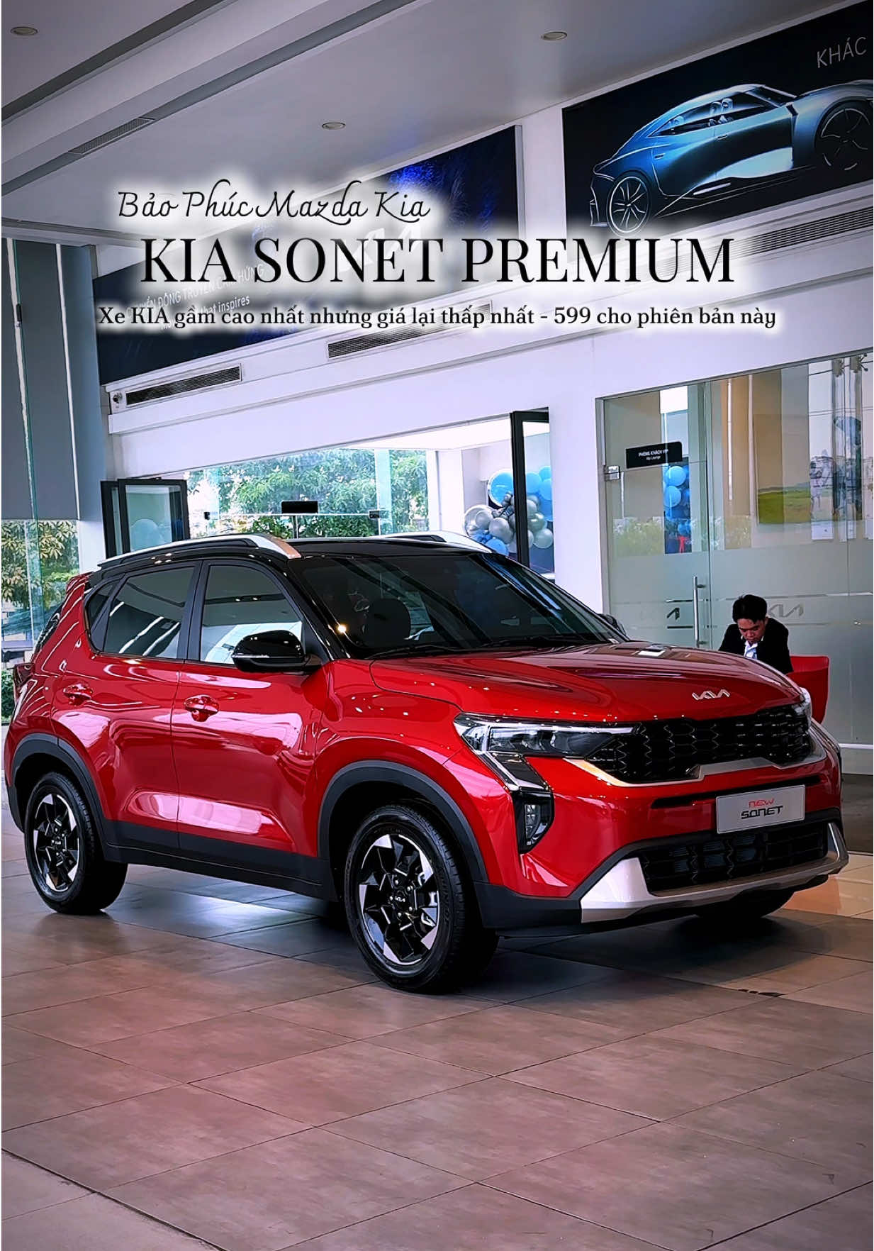 KIA Sonet Premium - Đỏ Nóc Đen - Đang được ưu đãi lên đến 25tr. Mẫu xe gia đình nhỏ gọn linh hoạt, di chuyển nội thành thì đây là lựa chọn hoàn hảo 🥰  #kiasonet #sonet #sonetdeluxe #sonetluxury #sonetpremium #kia #kiasonet2025 #oto #suv #5cho #gamcao #kiabinhtan #xedep #fyp #foryou #baophucmazda 