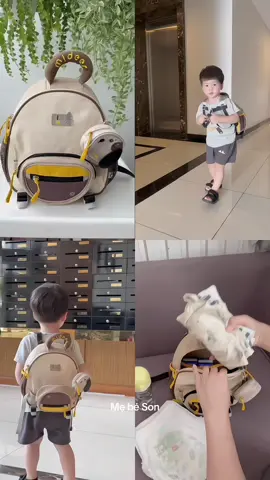 Unboxing balo đi học🎒 cho Son các mẹ ơiii, lần đầu thấy em nó tui đã cho Son chọn mẫu rồi chốt đơn liền😹 #ktmegenz #mevabe #unboxing #balochobe #mideer #balodihoc @mideerofficial 