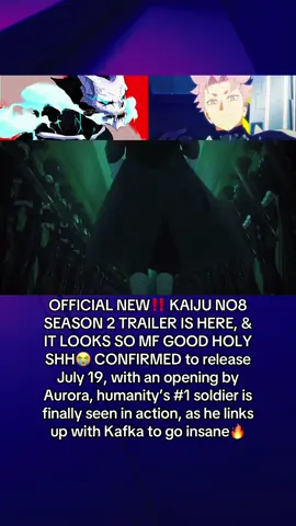 Kaijuno8 S2 coming to take over fr! #fyp #foryou #foryoupage #anime #kaijuno8 #kaijuno8anime #kafkahibino #minaashiro #soshirohoshina #renoichikawa #kikorushinomiya #isaoshinomiya #gennarumi #kaijuno9 #kaijuno8edit #kaijuno8manga #animetiktok #animefyp #fypシ 