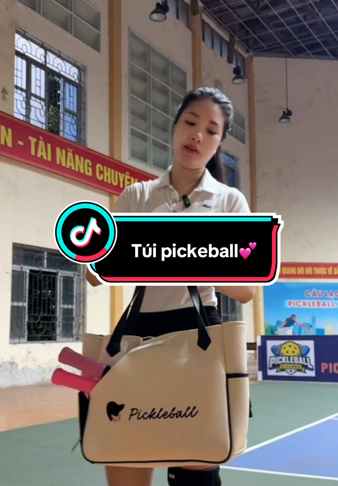 Túi này da mềm k cứng chất rất đẹp các chị em ạ#GymKhanhVan#tuipickeballnu #pickeball🏓 