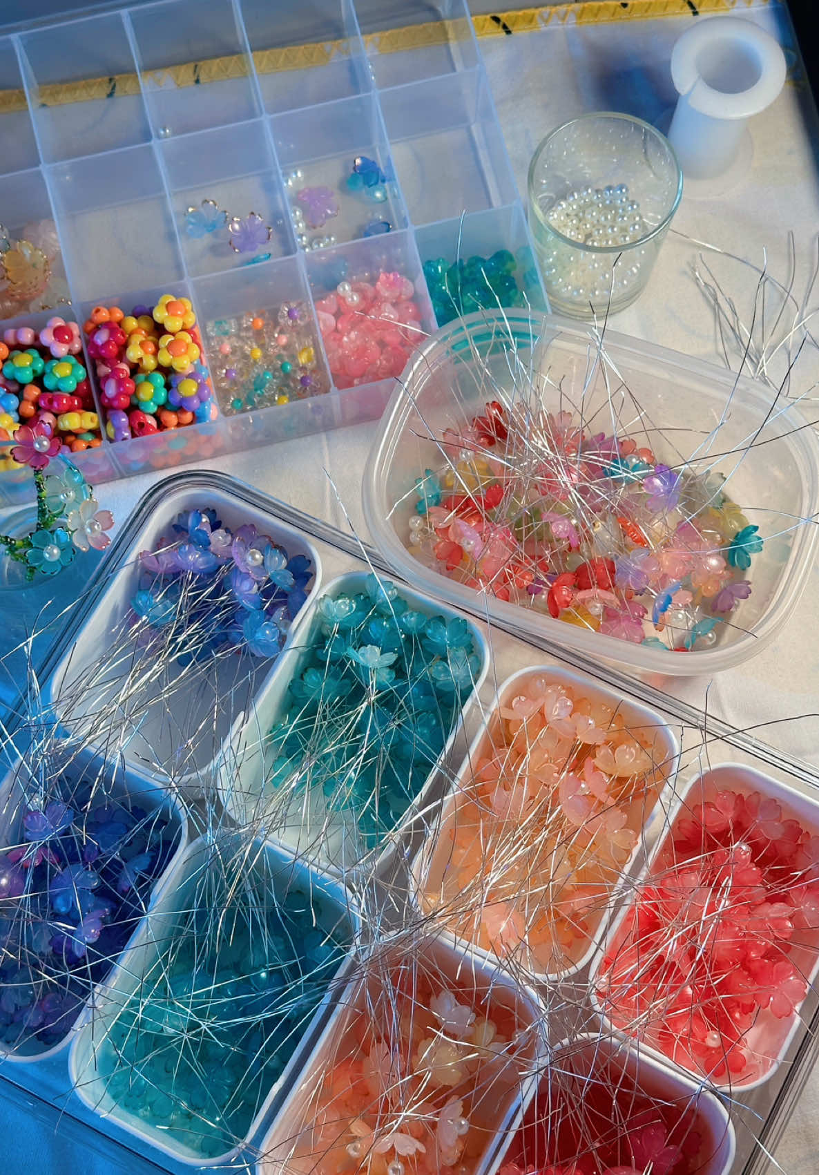 Replying to @Vicky V ✨hand massager coming soon! preorder the flower bouquet magnets! Link in my bio✨#zenspiredesigns #SmallBusiness #plantparty #newcraft #beadedflower #beadedflowerbouquet #preorder #flowerbouquet #satisfyingvideo #oddlysatisfying #beadorganizing