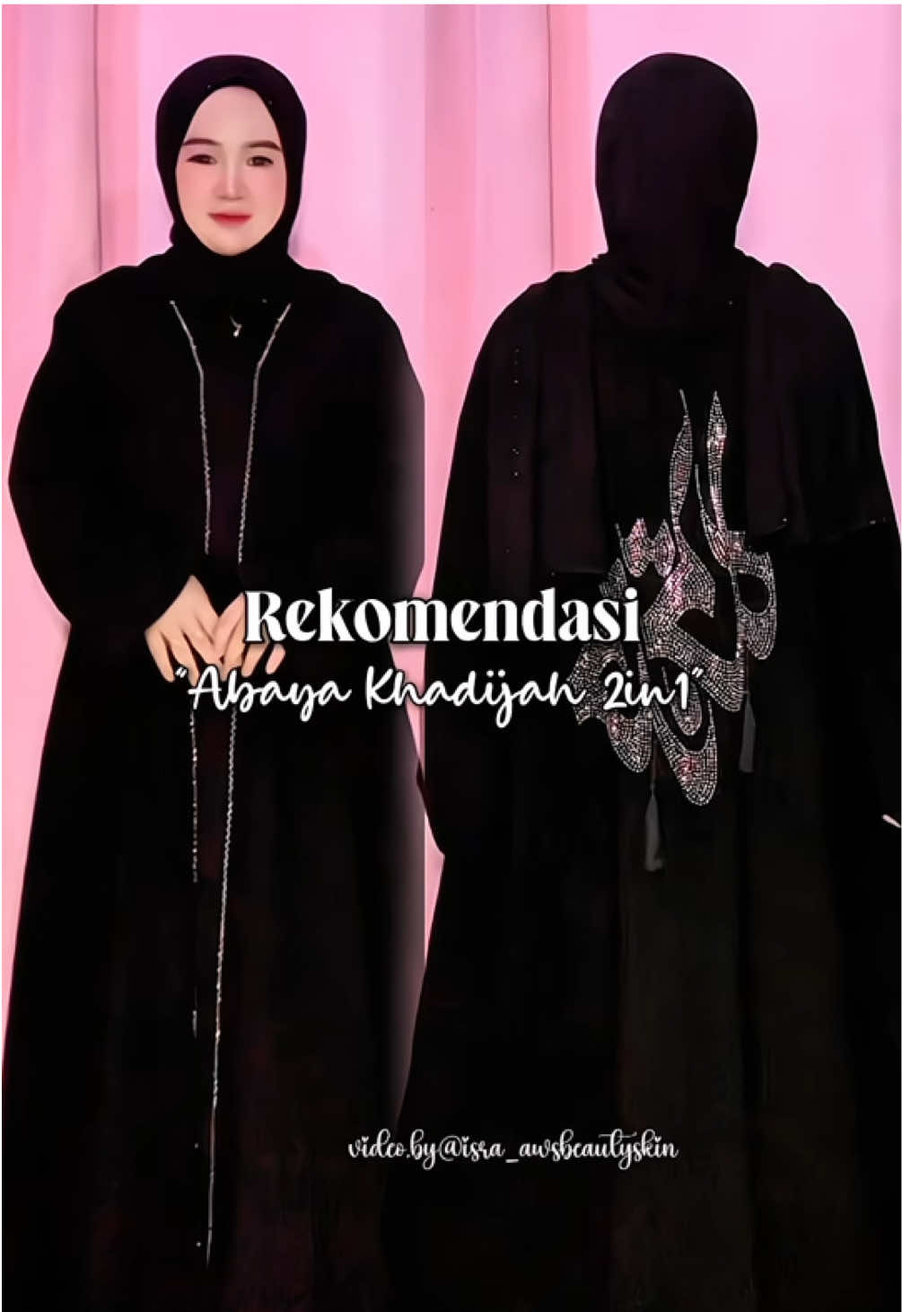Abaya Khadijah, 2in 1 bisa dijadiin outer, abaya sebagus ini murce bgtt😭 #abaya2in1 #abaya #abayaouter #abayakhadijah #abayakaligrafiarab #abayajetblack #abayamurah #fyp #fypシ 
