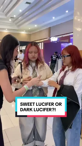 Kami menyambangi salah satu event parfum terbesar & meminta orang-orang untuk me-review aroma Sweet Lucifer & Dark Lucifer 😍 Kalo kamu, lebih suka Sweet Lucifer atau Dark Lucifer? Tulis di komen yaa 🫶