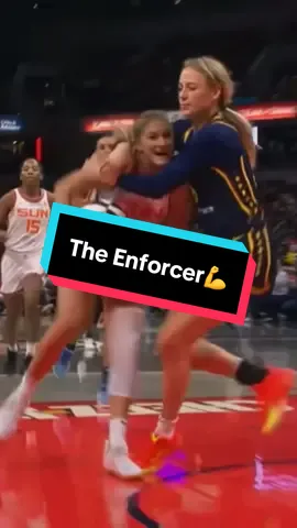 Finally CC had an Enforcer! #sophiecunningham #fight #caitlinclark #fever #WNBA #indianafever 