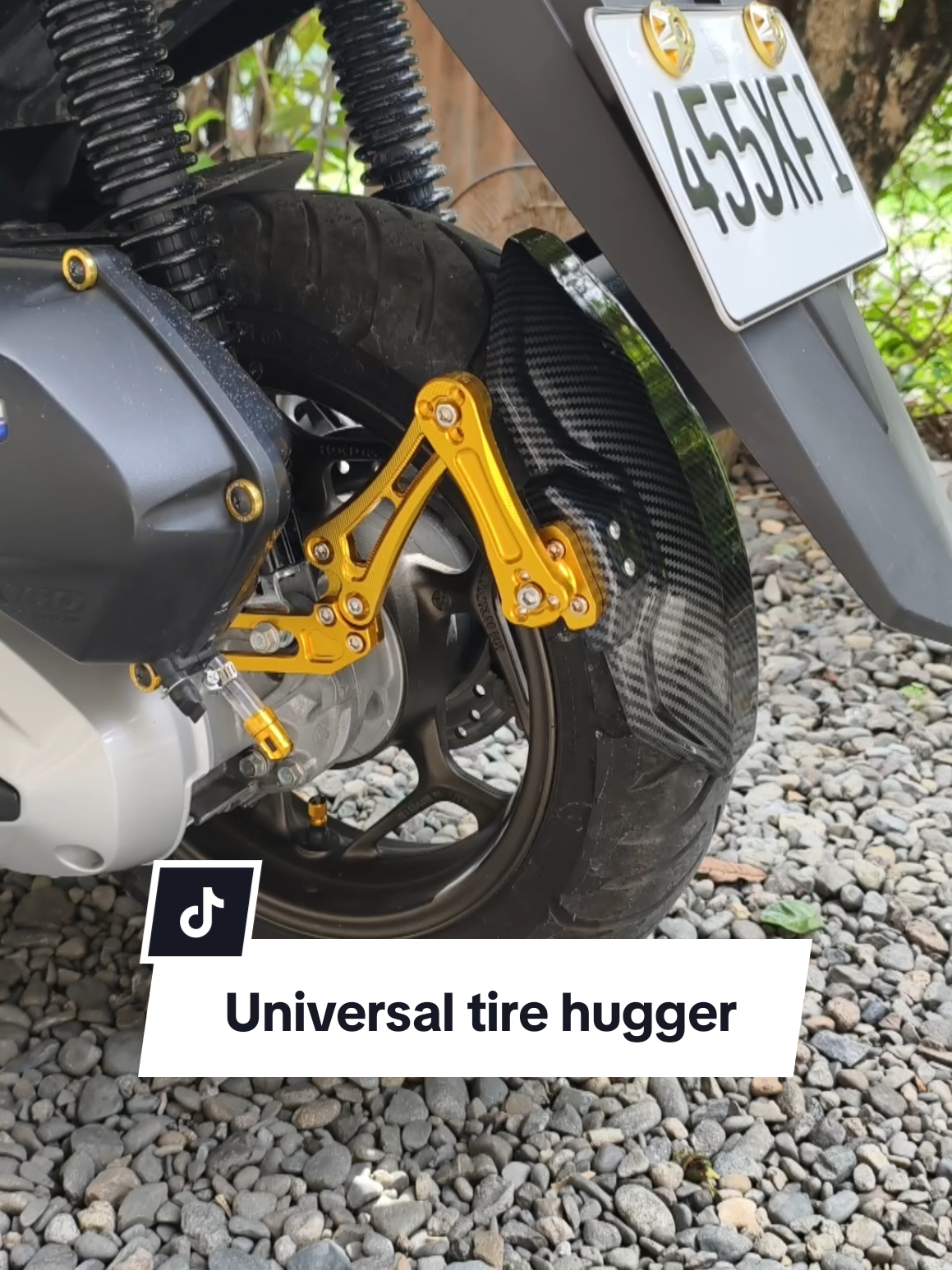 Universal tire hugger for motorcycle #tirehugger #fenderextension #rearfender #universaltirehugger #motorcycleparts #motorcycleaccessories 
