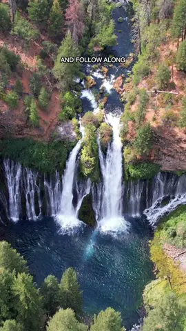 Follow for Californi’s BEST hikes 👍 #california #hike #hiketok #waterfall #burneyfalls 