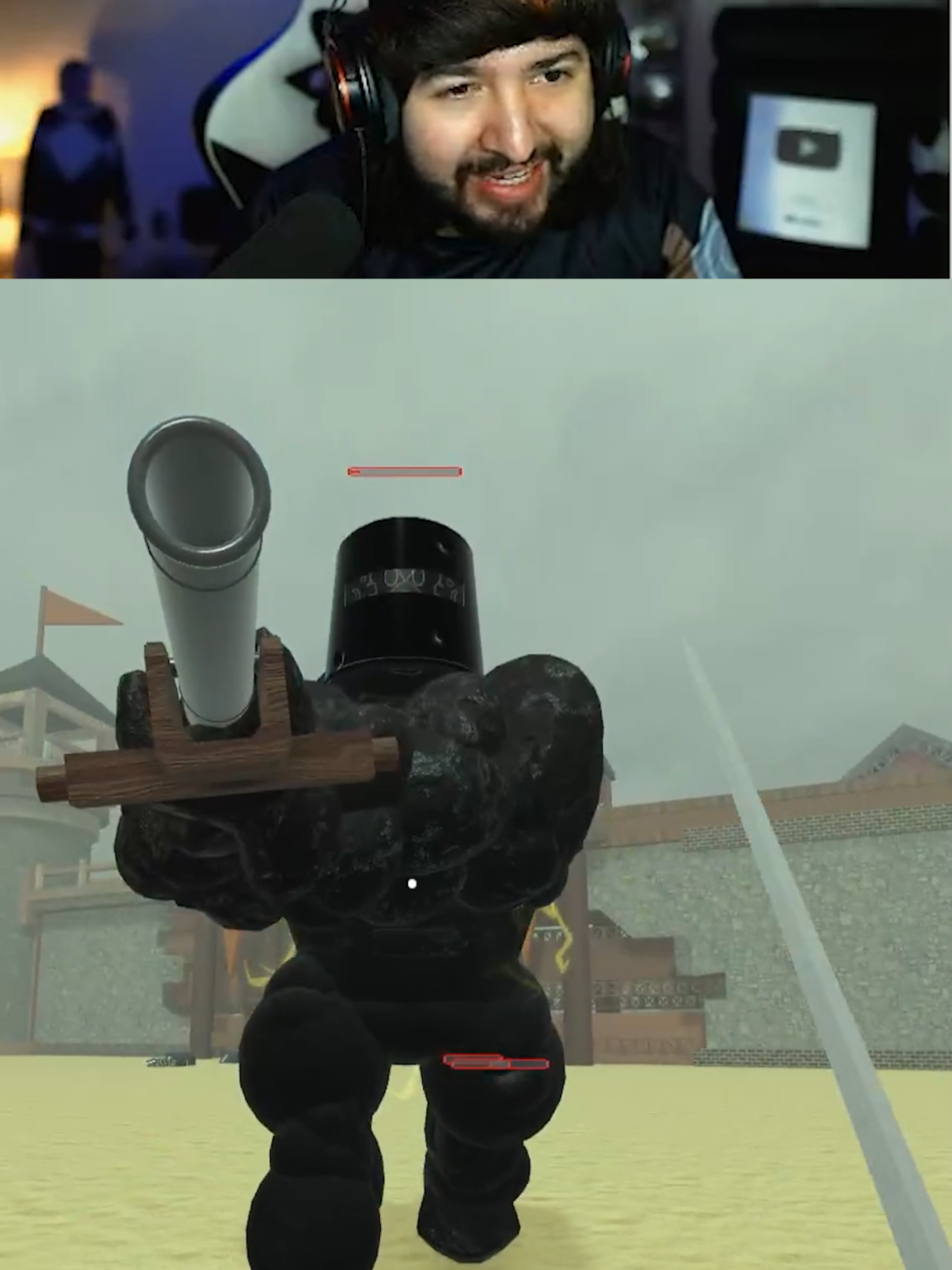GOLIATH vs EXCALIBUR en DEAD RAILS #deadrails #rielesmuertos #robloxedits #bug #versus #contra #pelea #jefes #goliath #bosses #excalibur #rayo #melee