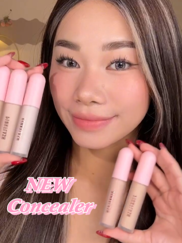 💥Concealer terbaru datang! Coverage tinggi × nggak creasing — kamu udah siap belum? #pinkflash #pinkflashbeauty #LovingHeart#concealer#concealerhack#new#newproduct#newarrival