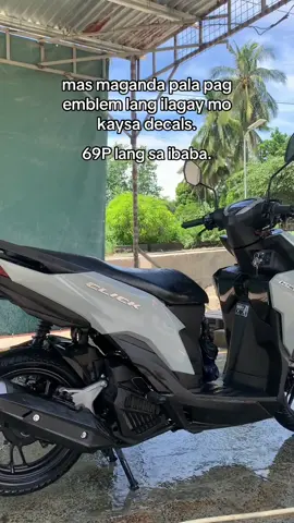 Click Emblem V3 design. #clickemblem #hondaclickemblem #hondaclickv3emblem #clickdecals #clickstickers #fyp #foryou #foryoupage #motorstickers #JZAIRIzz. 