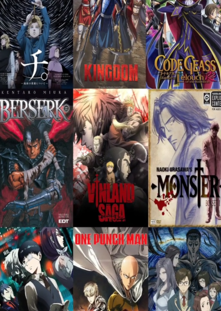 peak genre ✋😹🤚 #vinlandsaga #monster #berserk #vagabond #codegeass #onepunchman #kingdom #orb #parasyte #tokyoghoul #seinen #masterpiece #content #edit #jjelitis #fyp 