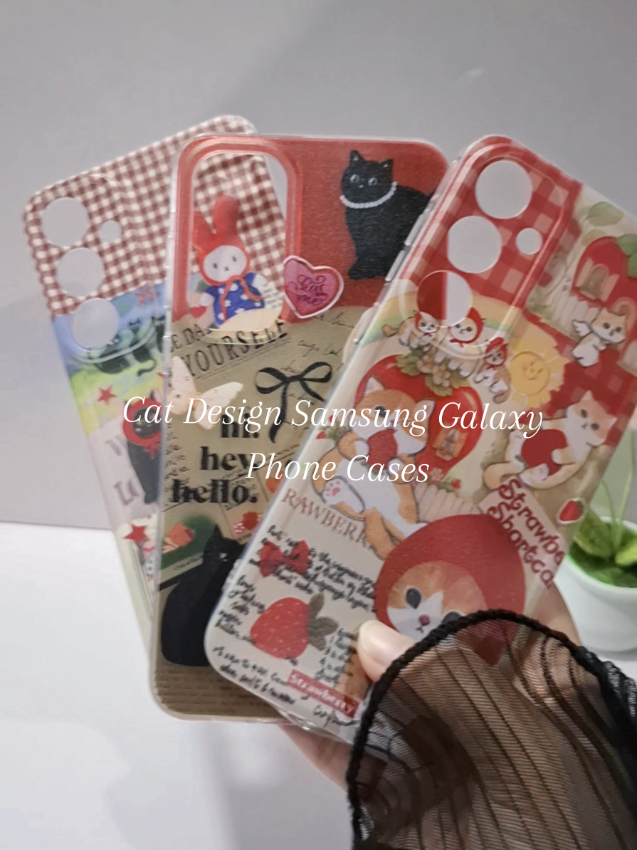 Cute Cat Designs Samsung Phone Cases.😺❤️ #samsungphonecase #phonecases #catphonecases #samsunggalaxyphonecase 
