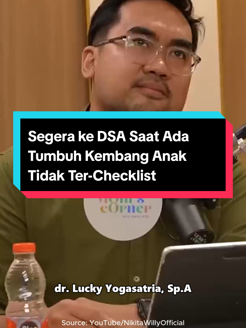 Si kecil belum bisa duduk, merangkak, atau bicara sesuai usianya? Tenang, bukan panik… tapi yuk cek ke DSA! Biar tumbuh kembangnya tetap on track! 🚂📋 #ayah #ibu #moms #dads #bumil #parents #parenting #ilmuparenting #parentingtips #parentinghebat #parentingceria #parentingislami #cegahstuntingitupenting #dokteranak #momscorner #nikitawilly #tumbuhkembang #tumbuhkembangananak