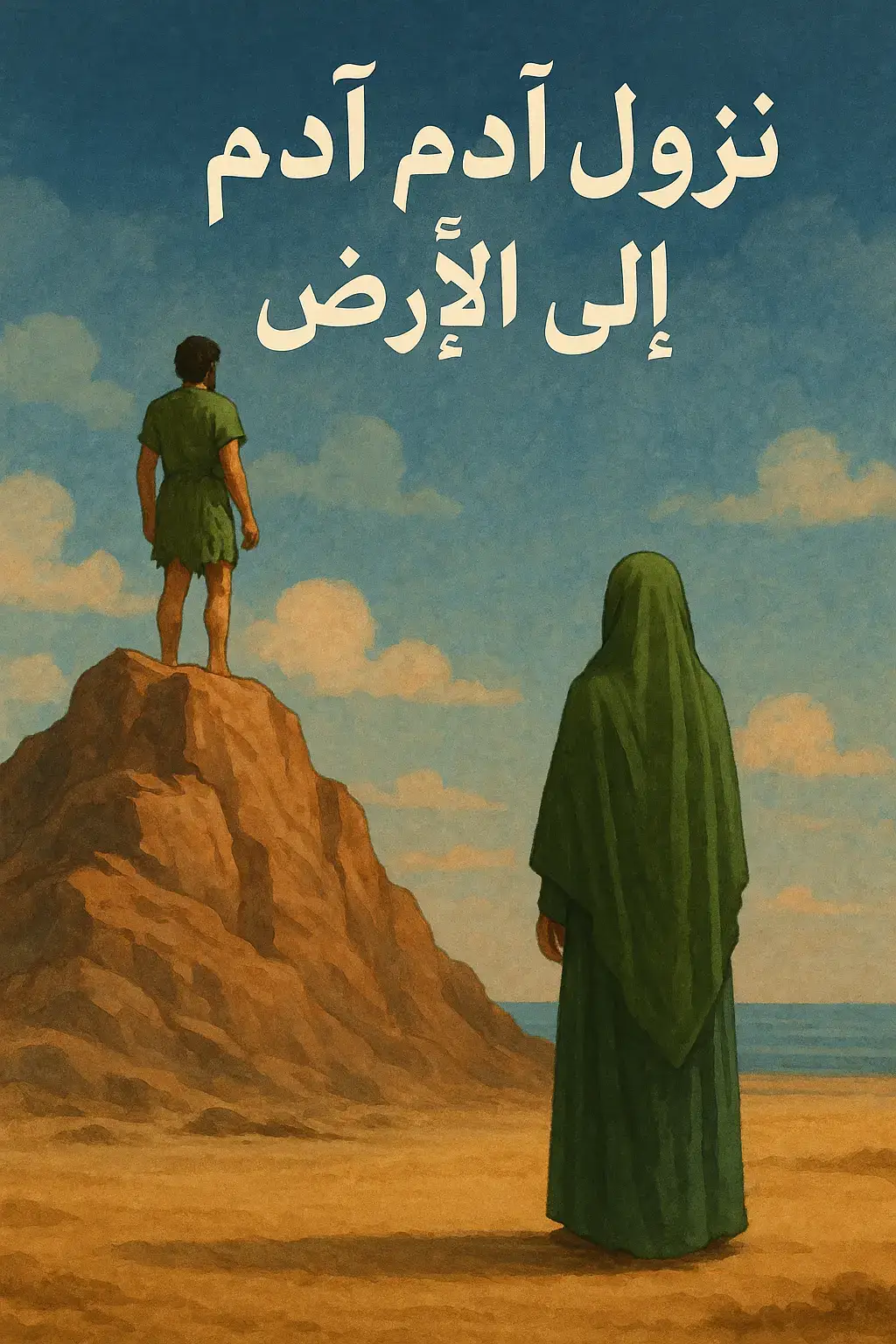 1. خلق آدم عليه السلام: خلق الله آدم عليه السلام من طين، ثم نفخ فيه من روحه. أمر الله الملائكة بالسجود له فسجدوا جميعًا إلا إبليس، الذي أبى واستكبر وقال:  