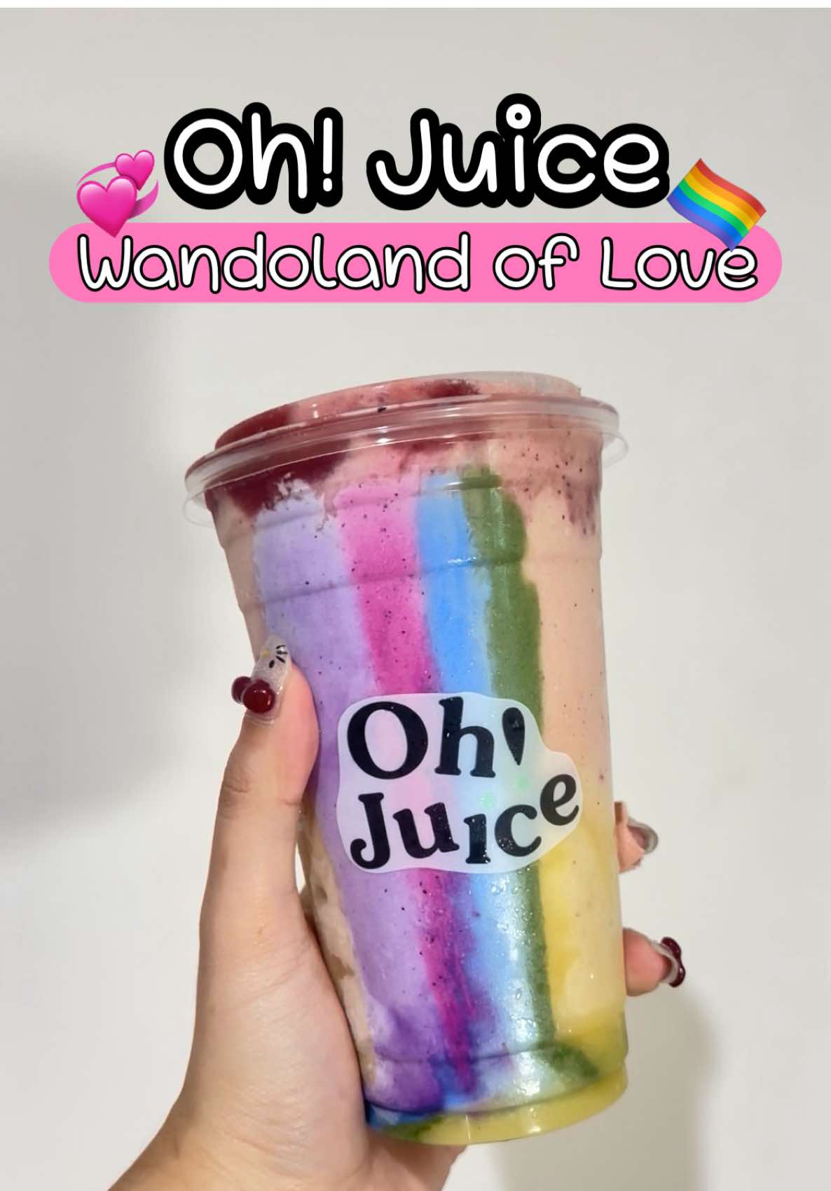 #ohjuice ออกเมนูใหม่ฉลอง #pridemonth🏳️‍🌈✨ เราก็เลยรีบสั่งเดลิเวอรี่มาเลยค่ะมาชิมกันนนน 🥰 #wandolandoflove#Woody#ohjuicexwoodyote#tiktokพากิน#tiktokพาชิม#smoothie#เมนูใหม่#อร่อยบอกต่อ#อร่อยไปกิน#อร่อย#น้ําผลไม้ปั่น#ohjuicethailand #สมูทตี้ #สมูทตี้ผลไม้ #รีวิวอาหาร #รีวิวไปเรื่อย #รีวิว #รีวิวของอร่อย  