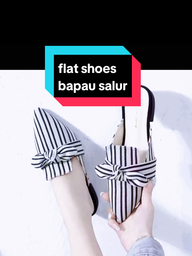 sepatu wanita flat shoes bapau salur #flatshoes #shoes #sepatuwanita #sepatuwanitamurah #fypシ 