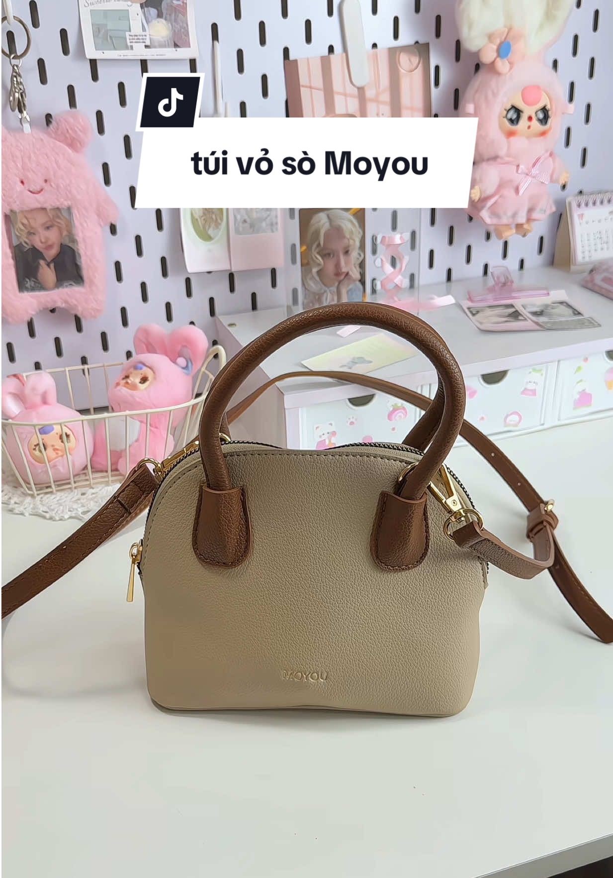 mê những chiếc túi nâuuu #review #unbox #tuivoso #tuixach #moyou #tuimoyou 