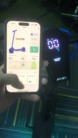 Connect Bluetooth to Control electric scooter demo#scooter #electricscooter #sportbike #fast #Escooter 