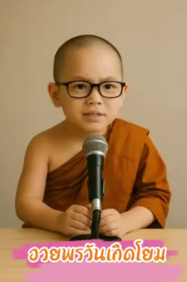 เณรน้อยอวยพรวันเกิดโยม #ธรรมมะ #คําคมสอนใจ #ai #จินตนาการ #อวยพรวันเกิด @Tammy Thailand @Tammy Thailand @Tammy Thailand 