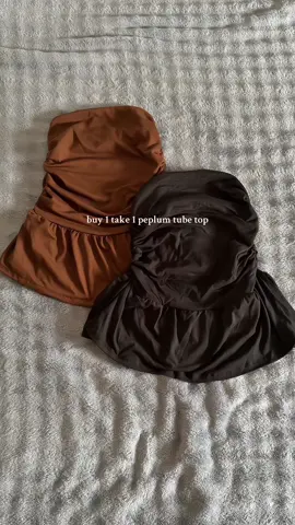 saur pretty ng top na to tapos double lining na ang mura pa 😍🫶🏻  #peplumtop #tubetop 