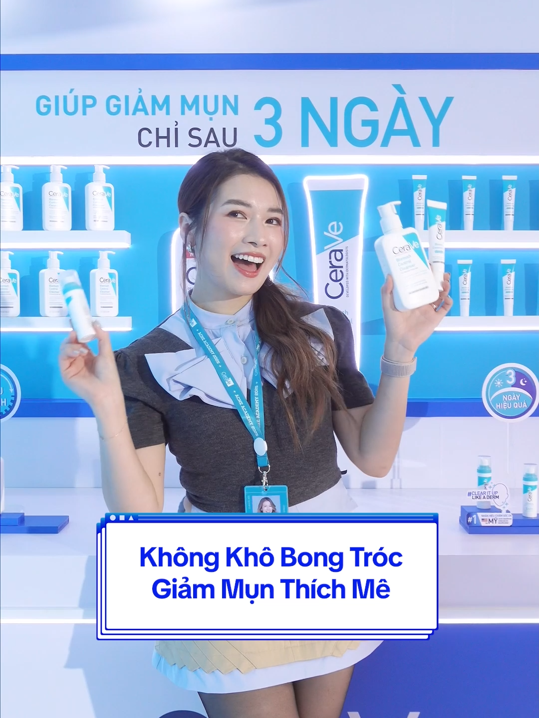 Mụn mãi không khỏi? Có thể bạn chưa tìm được “chân ái”. Blemish Control hỗ trợ giảm mụn cho mọi loại da. #CeraVe #CeraVeVietNam #TacDongKep #KhepVongLapMun #ChamSocDa