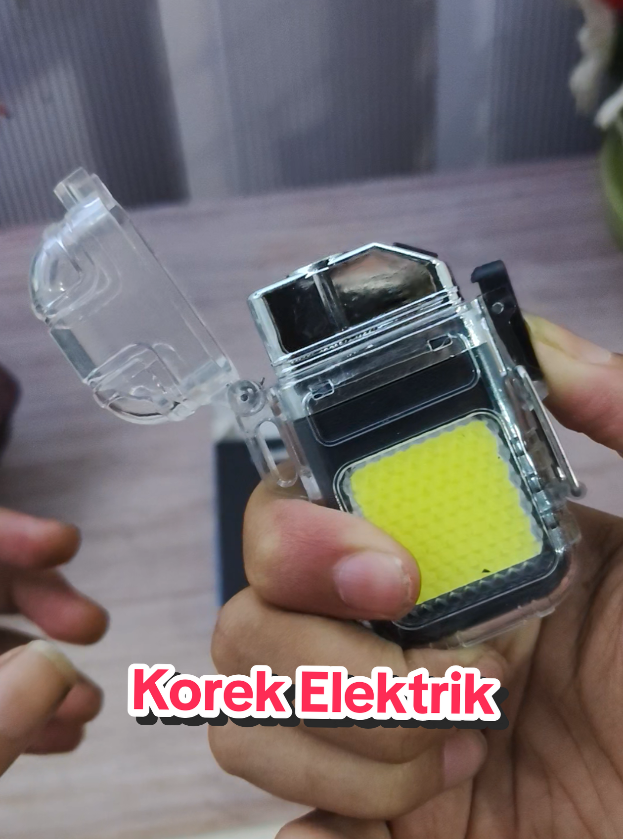 korek elektrik + led waterproof #korekelektrik #lampuled #korekapi 