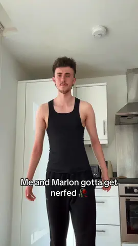 Me and Marlon gotta get nerfed fr 🥀 #jacksfit 