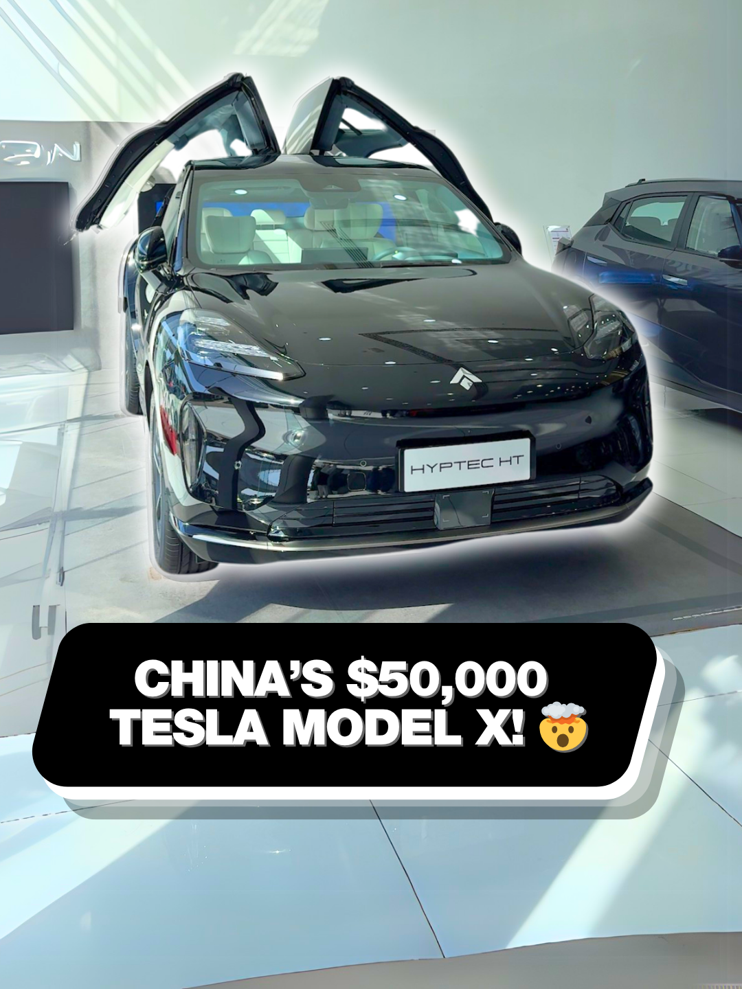 Wait, this isn't a Tesla...? 🤯 @sbxcars #tesla #cars #china
