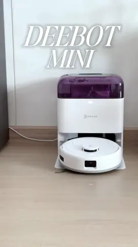 ✨ Small in size, big on power! Your floor stays clean, your fur babies stay chill 🙌🏻 Credit: phomchobtaengban  #EOCVACS #ECOVACSMalaysia #ECOVACSMY #DEEBOT #DEEBOTMini #RobotVacuum #VacuumCleaner #OfficialLaunch #SmartHomeTech #EffortlessCleaning #Technology #SmallButMighty