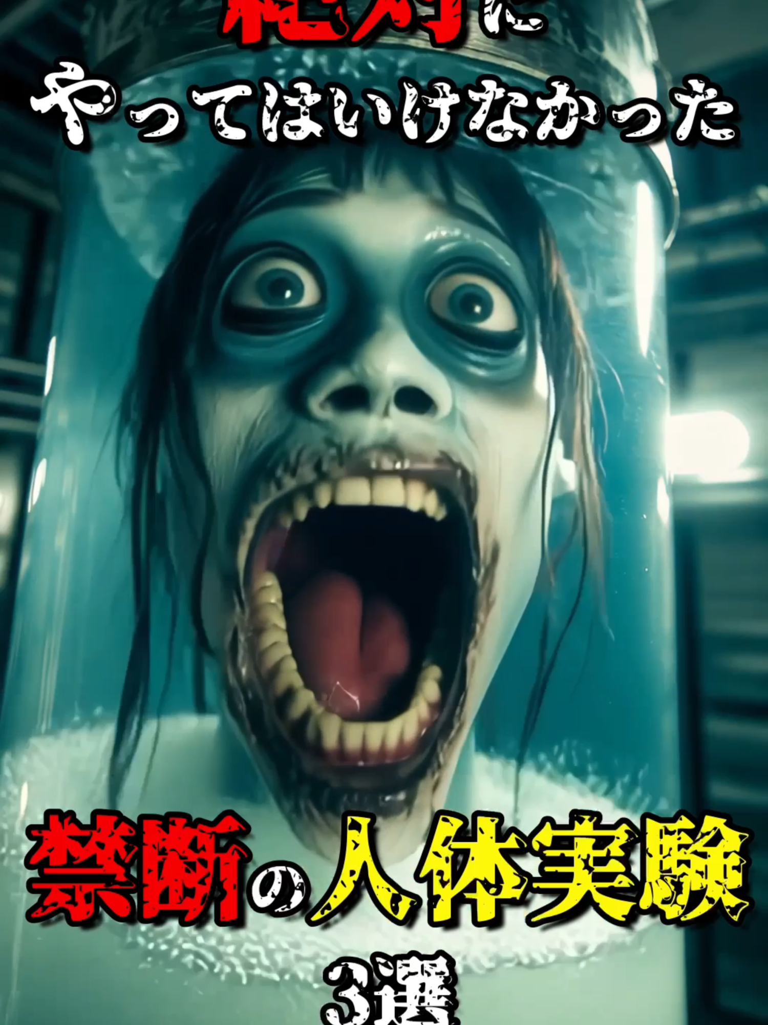 絶対にやってはいけなかった禁断の人体実験3選 #都市伝説 #雑学 #怖い話