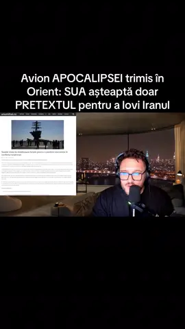 Avion APOCALIPSEI trimis în Orient: SUA așteaptă doar PRETEXTUL pentru a lovi Iranul #fyp #fy #unumihai #iran #israel #razboi #avion 