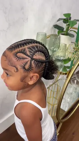 Feeling cute…might braid again later💓 #braids #braidshairstyle #kidshairstyles #kidsbraids #blackgirlmagic #kidstiktok  #fyp (Cr:tiajadenichole)