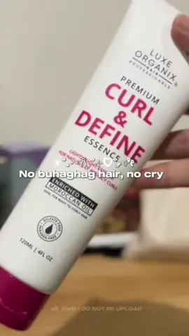 inlove with this so much #curldefining #curldefiningcream #luxeorganixph #curlanddefineessence #cgm 