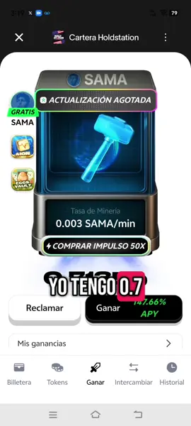Mina token SAMA en WorldApp. (WorldChain)  https://world.org/mini-app?app_id=app_0d4b759921490adc1f2bd569fda9b53a&path=/ref/JXS0JC #sama #worldcoin #worldapp #holdstation #holdstationsama 