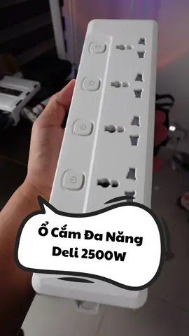 Ổ điện deli 2500w #dinhtuanriviu 