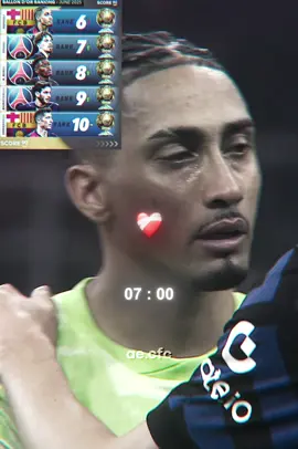 The Ballondor Slipped Away In Two Minutes 💔😔 #raphinha #barcelona #intermilan #ballondor #dembele #yamal #cfcfootball3 #fyp 