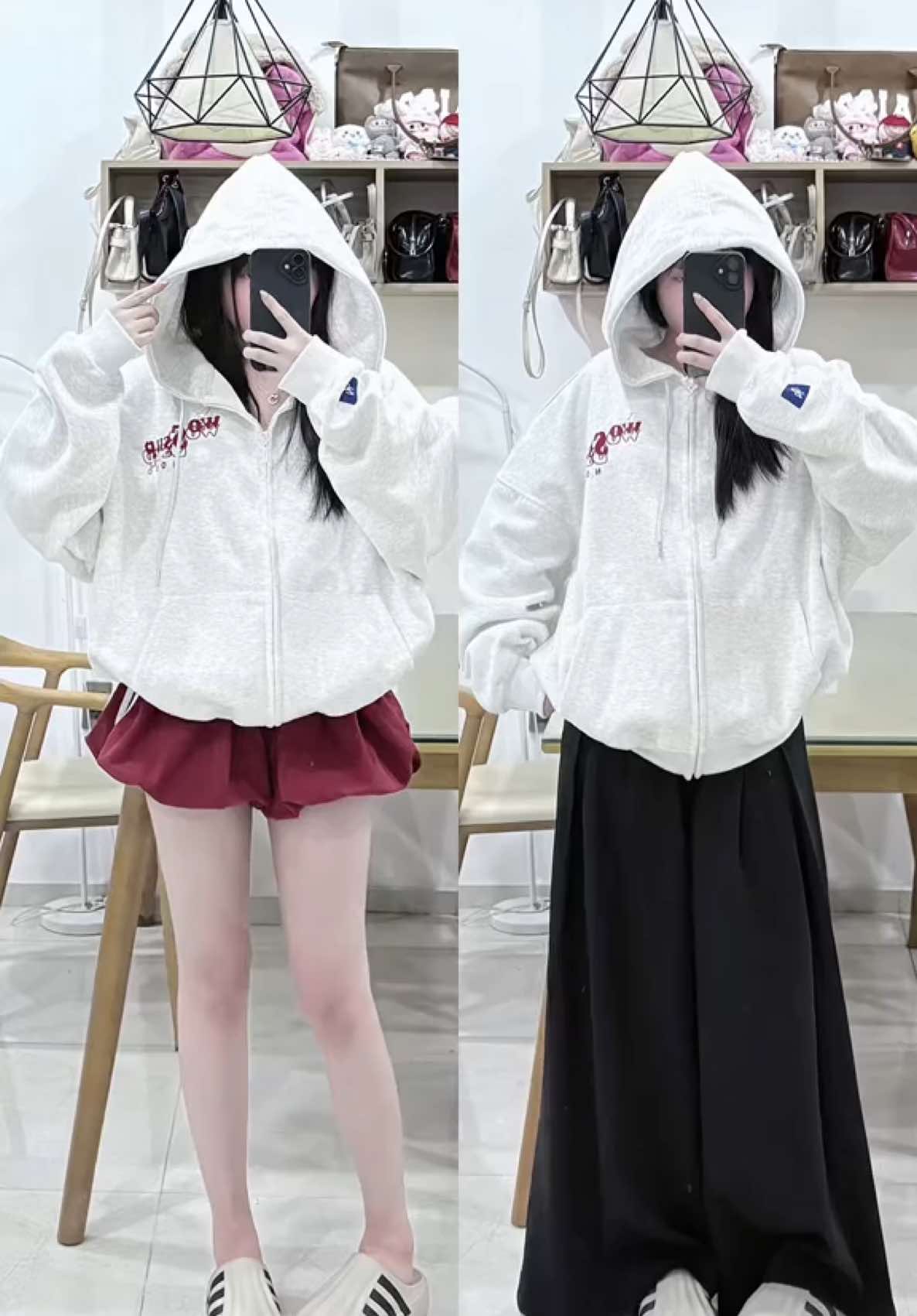 Áo nỉ 2 da thêu xù #xh #fyp #outfitideas #xuhuong 