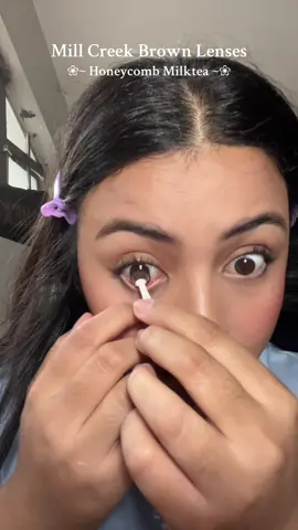 First free sample🥺✨🫶🏻#fyp #foryoupage #foryou #fypage #recommendations #budolfinds #fypシ゚viral #fyppppppppppppppppppppppp #tiktok #trending #contactlenses #brown 