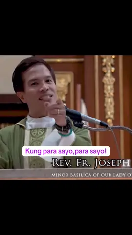 Kung para sayo, para sayo! #parasayo #frfidelroura #foryoupage #dailyverse #verseoftheday 