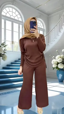 GIA ONESET SERUT TALI KNIT SET #setelanwanita#oneset#setelan#fyp 