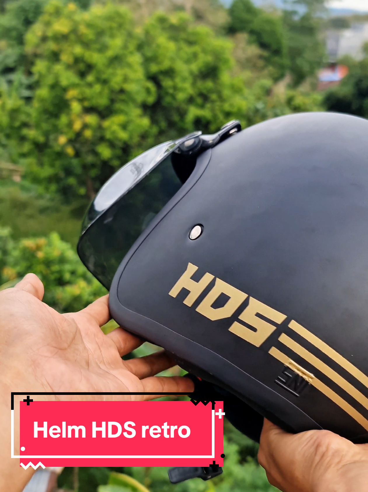Helem Bogo Retro HDS #helm #helmbogo #helmet 