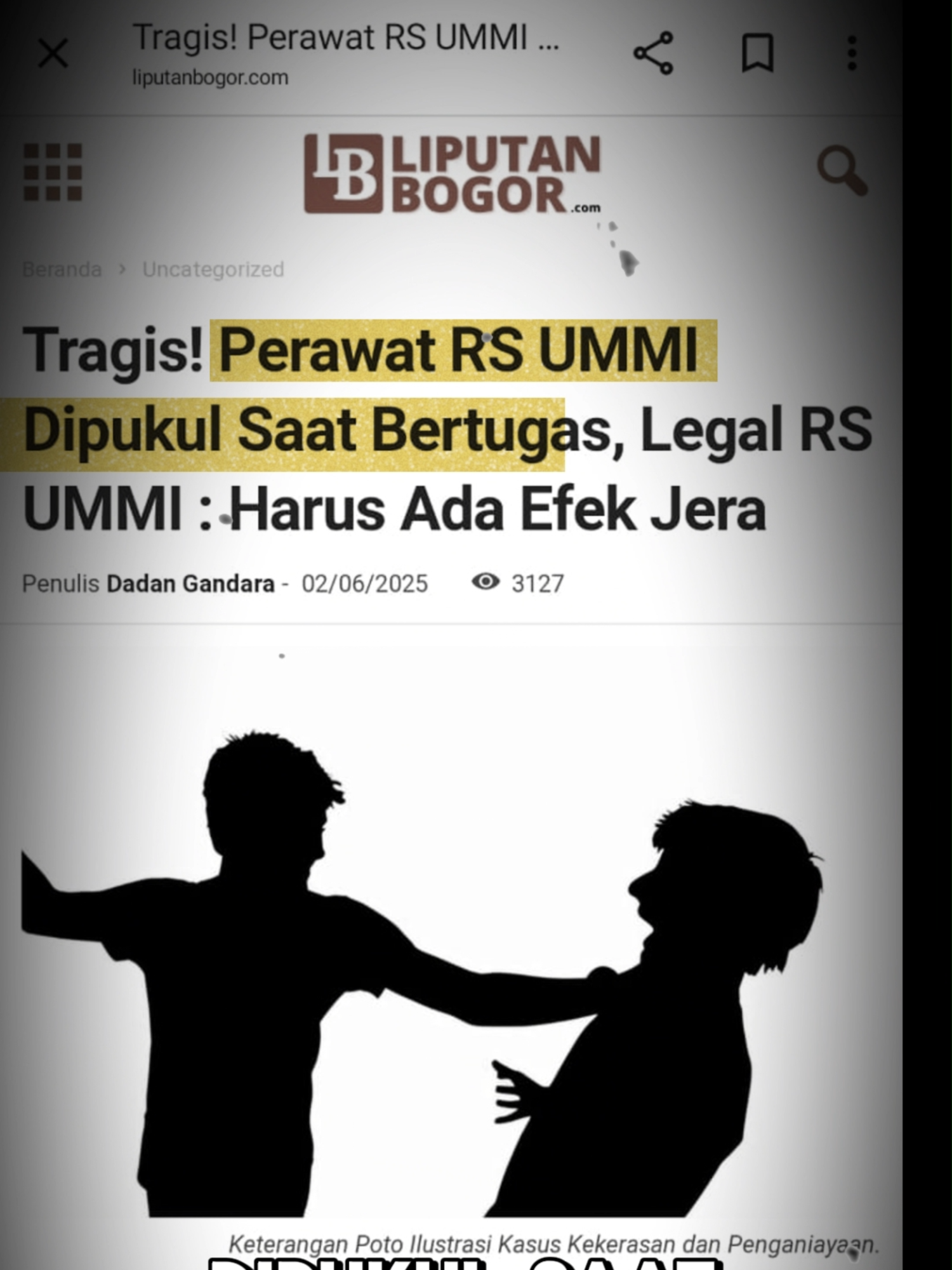 Kekerasan terhadap Perawat kembali mencuat di Kota Bogor. Seorang perawat RS UMMI menjadi korban pemukulan oleh salah satu keluarga pasien yang datang pada Jumat malam, 30 Mei 2025. Badan Bantuan Hukum Persatuan Perawat Nasional Indonesia (BBH PPNI) langsung menindaklanjuti kasus tersebut.  Sejawat! Follow akun Channel Nurse Station untuk mendapatkan informasi menarik seputar Perawat lainnya✨ #nurse #perawat #ppni