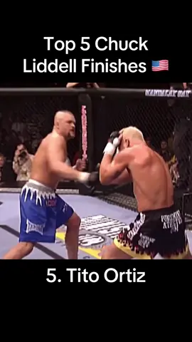 Top 5 Chuck Lidell Finishes #UFC #mma #chuckliddell 
