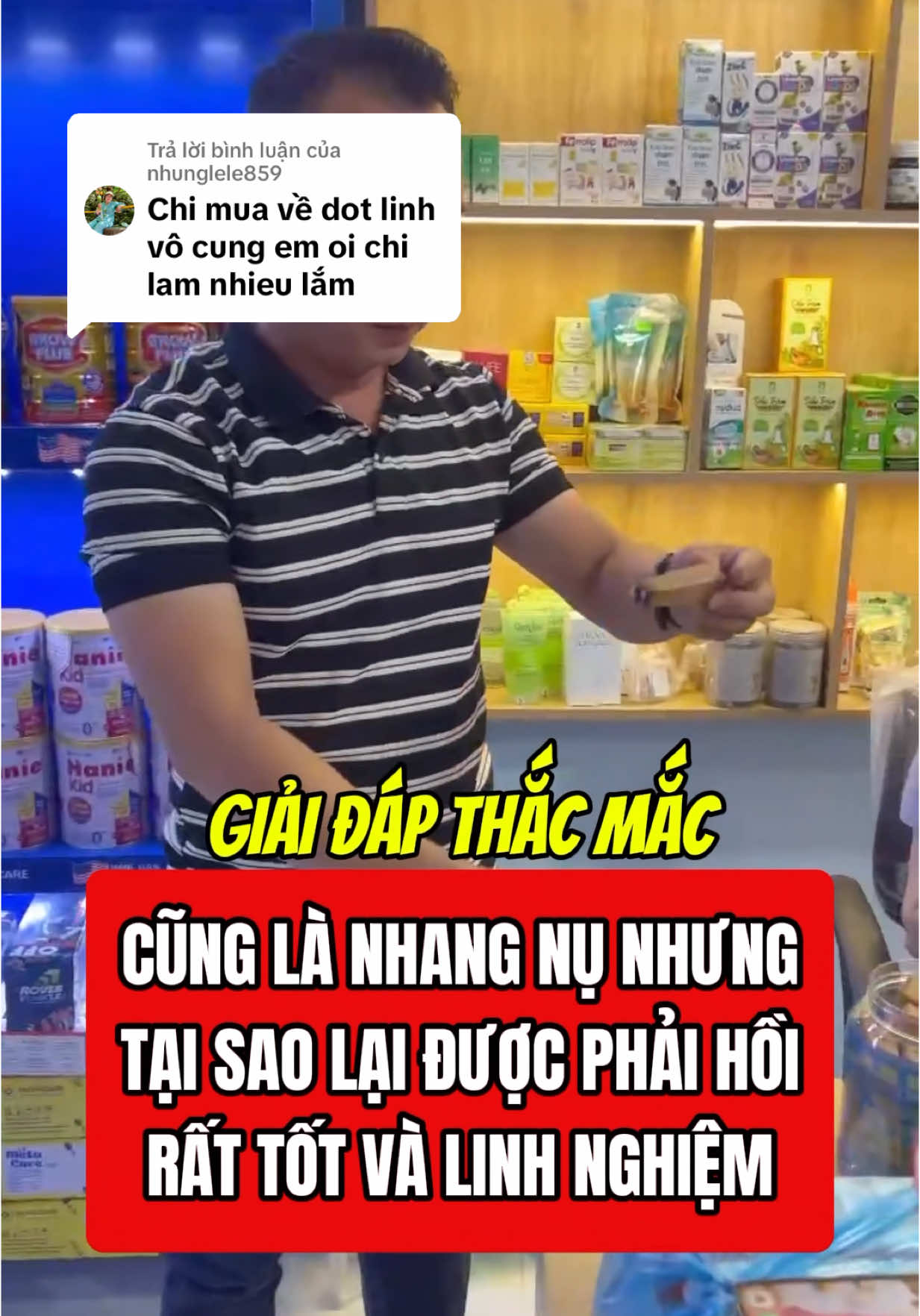 Trả lời @nhunglele859 cũng là nhang nụ nhưng tại sao lại được phản hồi l.inh nghiệm #nuuocnguyen4mat 