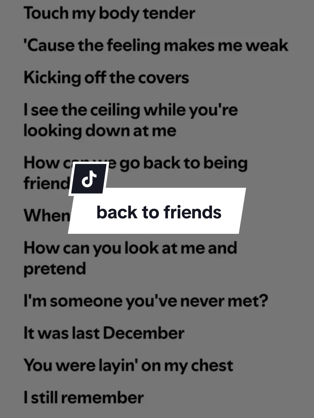 back to friends lyrics by sombr #spotify #lyrics #songlyrics #fyp #fullsong #fulllyrics #sombr #backtofriends #music_lyrics1594 