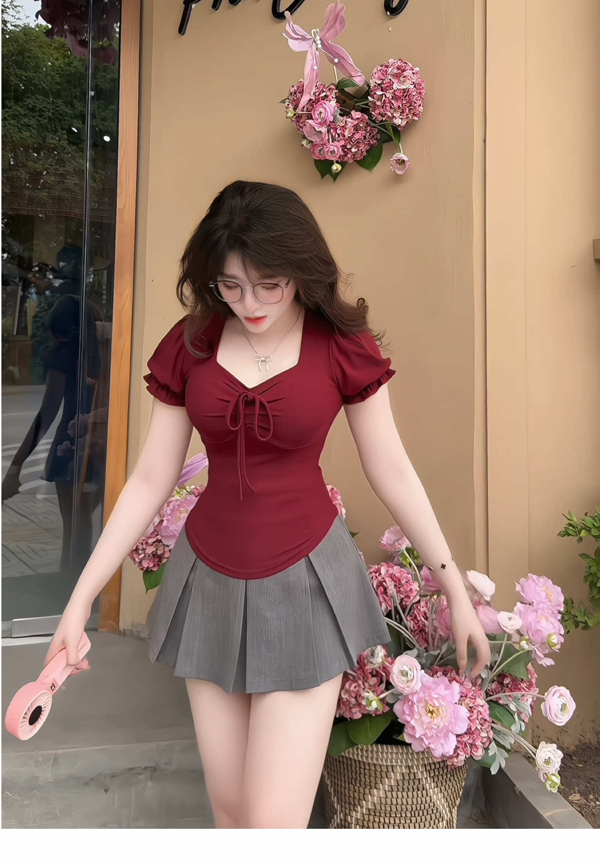 Ao kiểu tay bồng #aokieuhottrend #xuhuong #thoitrang #aokieu 