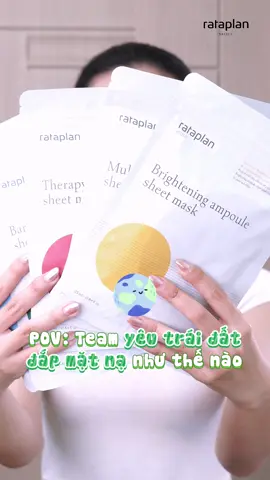 Mỗi ngày em chọn một loại mặt nạ 😻🌿🌎 #fyp #tiktokviral #skincare #rataplan #mask 