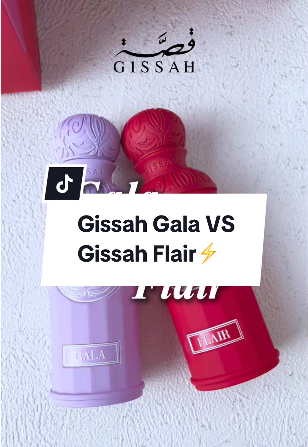 Dua-duanya dari Gissah Enchanted Series, tapi vibes-nya beda banget! Kalau kamu harus pilih satu... Kamu tim yang mana? 🌸 Tim Gala yang lembut & feminin; atau 🌿 Tim Flair yang segar & standout? Coba tulis di kolom komentar ya — biar tau siapa yang paling banyak penggemarnya 😍 #ParfumArab #ParfumWanita #GissahGala #GissahFlair #EnchantedSeries #TimGala #TimFlair #DecantParfum #TravelSizeParfum #ParfumSegar #fyp 