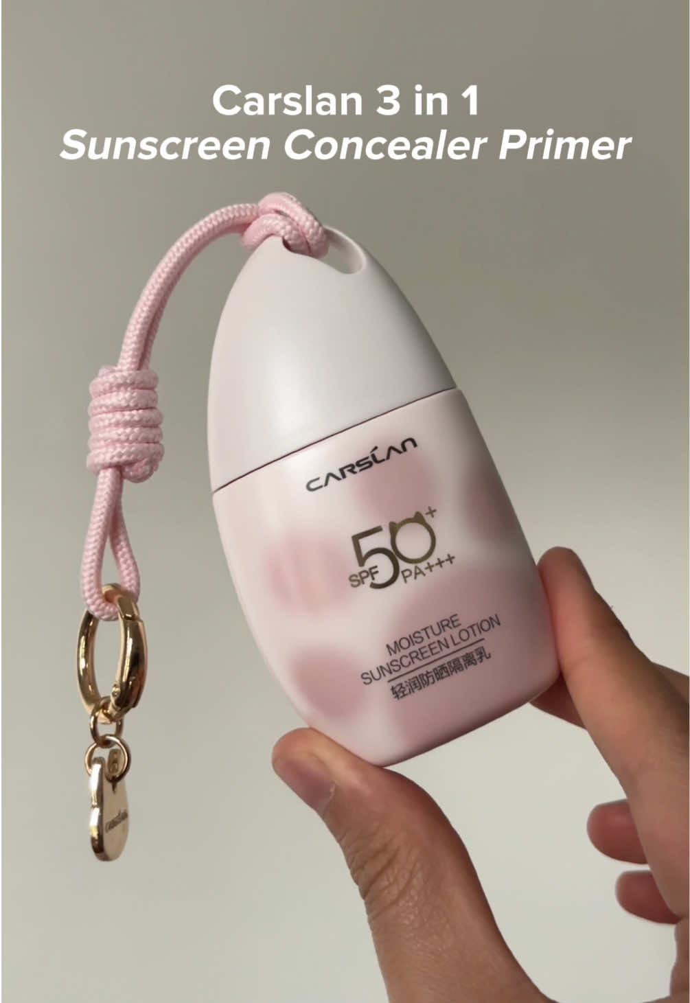 been using this for my lazy days tapi still nak nampak macam pakai makeup :3 and also the lil paw?? so cute 🐾🩷 #CARSLAN#carslanmy #CarslanSummerMakeup #carslansunscreen #carslanprimer #uvprotection #sunscreenviral #sweatproof #waterproof #makeup #makeuphacks #newarrivals #fyp